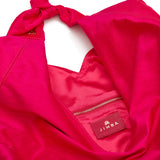 Maxi Ritz in Fuchsia Pink Silk