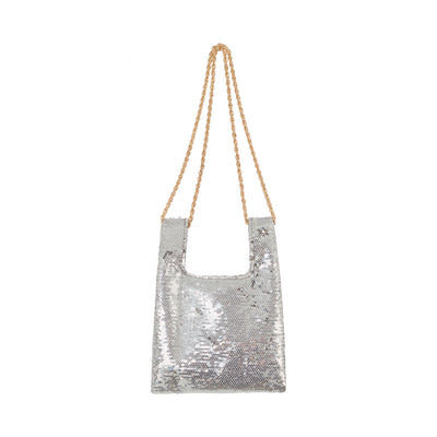 Micro Ines in Silver Sequin