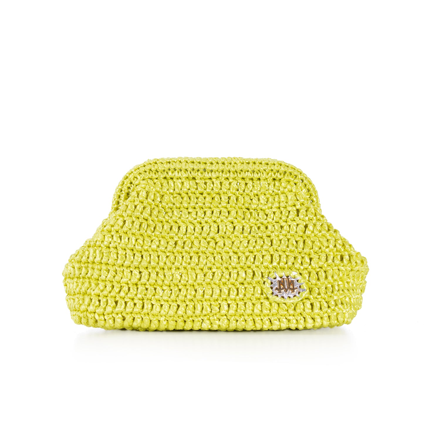 CAMILLE IN LIME GREEN RAFFIA