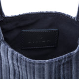 Jade Mini Knot Bag in Blue Grey Corduroy Velvet