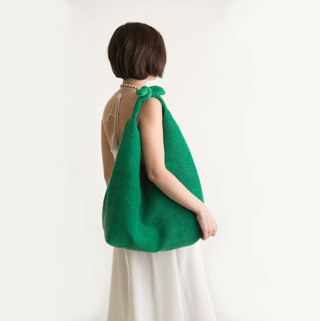 MAXI RITZ IN CLASSIC GREEN TERRY CLOTH