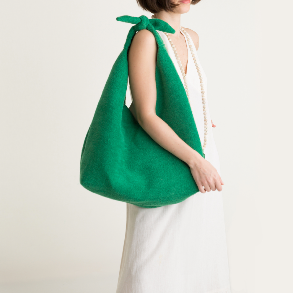 MAXI RITZ IN CLASSIC GREEN TERRY CLOTH